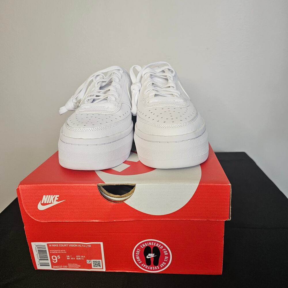 Womens Nike Court Vision Alta Athletic Shoes size 9.5